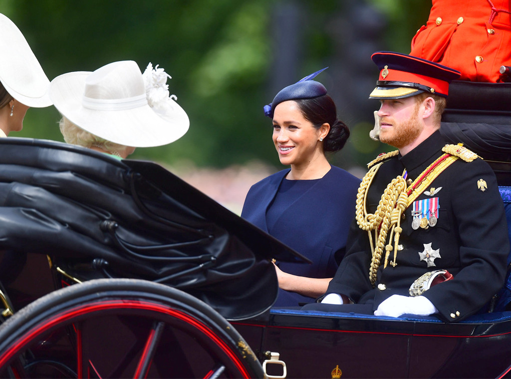 Trooping the Colour 2019, Prince Harry, Meghan Markle, Kate Middleton, Camilla Bowles